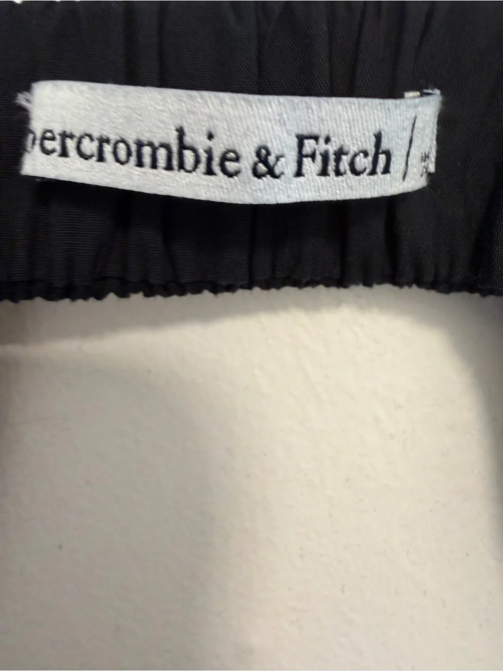 Abercrombie & Fitch Black Puff-Sleeve Cutout Maxi Dress